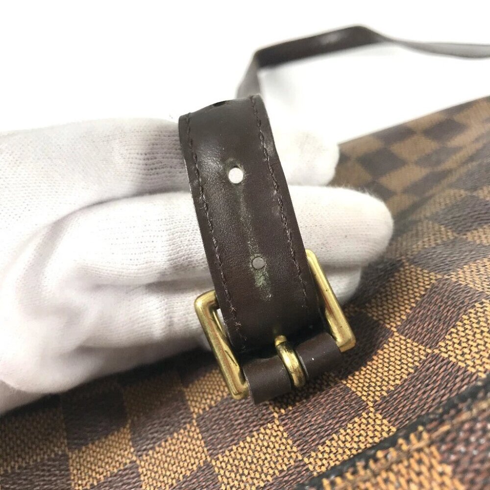 LOUIS VUITTON Damier Chelsea Tote Bag Shoulder Bag Canvas Ebene Brown - Picture 7 of 16